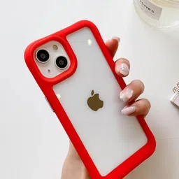 Luxury Kase Acrylic Transparent Shock Proof Armor iPhone 15 Back Case-image-94