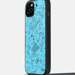 macmerise Quirky Printed Impact Resistant iPhone 14 Plus Back Case Mobile Accessories image 1