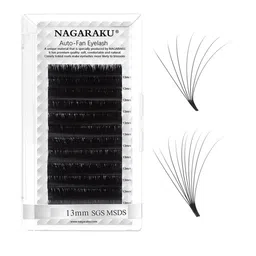 NAGARAKU Mega Volume 12 Rows Easy Fanning Auto Fans Eyelash Extension - Curl C-29