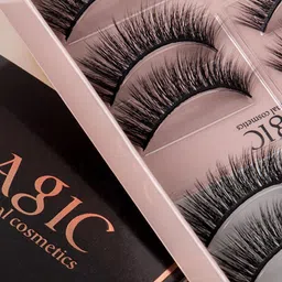IMAGIC 10 Pairs Black Natural & Soft Handmade 3D False Eyelashes - L01 image 2