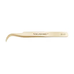 NAGARAKU Gold-Toned Eyelash Extension Stainless Steel Accurate Tweezer - M01-picture-58