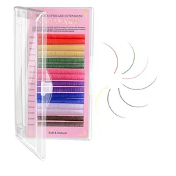 NAGARAKU Individual Colored Eyelash Extensions - Curl D-46