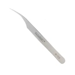 NAGARAKU False Eyelash N02 Stainless Steel Non-Magnetic Dolphin Shape Tweezers - Silver-picture-41