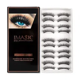 IMAGIC Black Professional 3 D Fake Eyelashes Kit - L04-35
