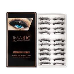 IMAGIC Black Professional 3 D Fake Eyelashes Kit - L01-image-91