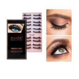 IMAGIC PROfessional Cosmetics 10 Pairs Handmade 3D False Eyelashes - L12-18