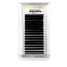 NAGARAKU Matte Black Laser Beehive Longer Lasting 16 Rows Eyelash Extension-30
