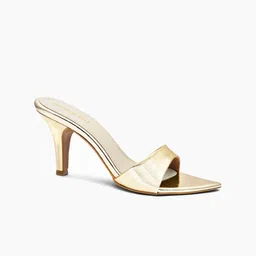 Signature Sole Open Toe Slim Heels-57