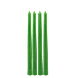 Sitara Crafts Long Houseold Green 4 Pieces Taper Wax Candles-image-12