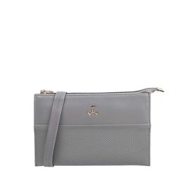 Mochi Women Grey Solid Purse-11