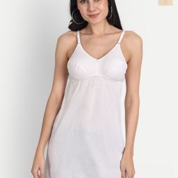 Aimly Pack Of 2 Cotton Bra Cum Long Camisoles-image-15