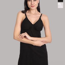 Aimly Pack Of 3 Cotton Bra Cum Long Camisoles-image-87