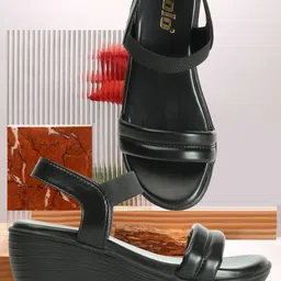 Colo Open Toe Wedge Heels-2