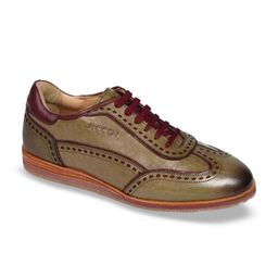 mccoy Men Round Toe Massage Footbed Leather Brogues-image-89