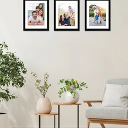RANDOM Set Of 3 Black Solid Individual Photo Frames image 1