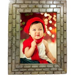 INDIA MEETS INDIA Brown Wooden Table Photo Frame-image-64