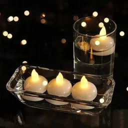 eCraftIndia White 6-Pieces LED Lights Candles-image-49