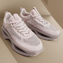 MANGO Women Lavender Checked Training Shoes-picture-25