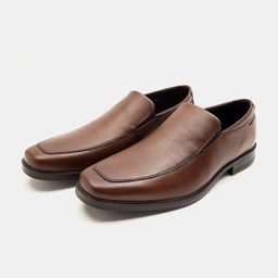 THOMAS CRICK Men Textured Leather Formal Loafers Shoes-image-51