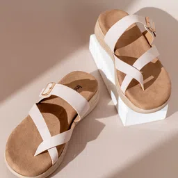 Inc 5 Open Toe flatform Heels image 1