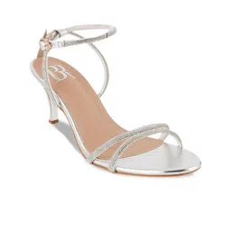 Bella Rosa Block Mules with Buckles-56