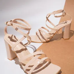 Try Me Open Toe Block Heels-26