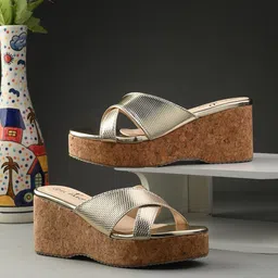 El Paso Open Toe Wedge Heels-26