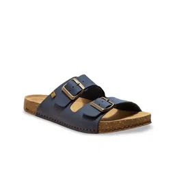 El Naturalista Women Leather Flatform Sandals with Buckles-58