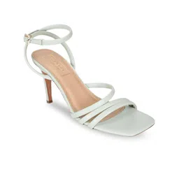Truffle Collection Women Green PU Heels-19