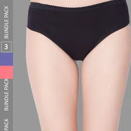 Dollar Missy Pack of 3 Solid Outer Elasticated Hipster Panty MMBB-101S-ASST01-PO3-picture-37