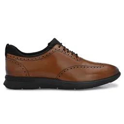 LEGWORK Men Leather Formal Brogues-image-79