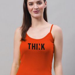 FBAR Typography Printed Skin Friendly Cotton Camisoles-picture-5