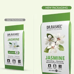 DR.RASHEL Jasmine Wet Wipes for Refreshing Cleansing Moisturising & Soothing Skin - 10 Pcs-20