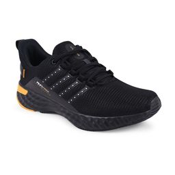 Campus Men Black Mesh Running Shoes-27