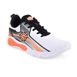 Campus Unisex Kids White Mesh Running Shoes-41