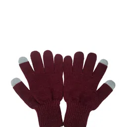 Gajraj Women Touchscreen Finger Acrylic Gloves-picture-3