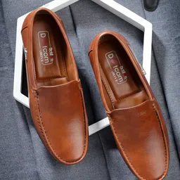 Action Men Textured Formal Loafers-image-63