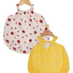 Creative Kids Infant Girls Pack of 2 Printed Shoulder Straps A-Line Dresses-12