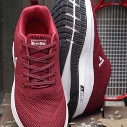 Action Men Mesh Running Non-Marking Shoes-23