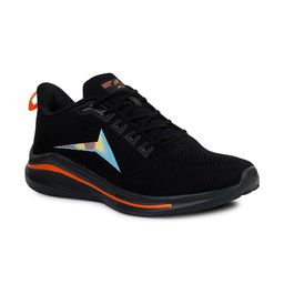 JQR Men RAINBOW Black Mesh Running Shoes-image-39