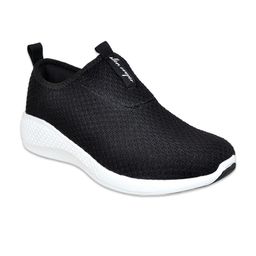 Allen Cooper Men Black Mesh Running Non-Marking Shoes-picture-29