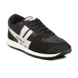UNISTAR Men Black Running Air Lace-Up Non-Marking Shoes-image-27