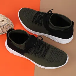 TPENT Men Anti Odour Slip-On Running Shoes-56