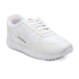 UNISTAR Men White Air Lace-Up Running Non-Marking Shoes-picture-25