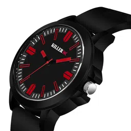 Killer Men Printed Brass Dial & Regular Straps Digital Watch KL-9611-BK-RD image 3
