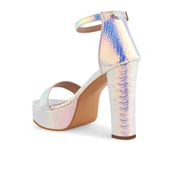 SHUZ TOUCH Block Heels Closed Back Sandals image 3