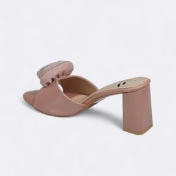PLANET WALK Colourblocked Party Block Mules image 3