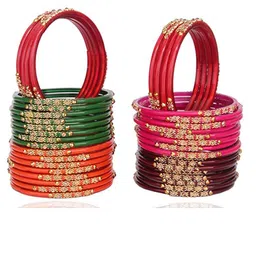 NMII Set Of 40 Bead Studded Bangles image 4
