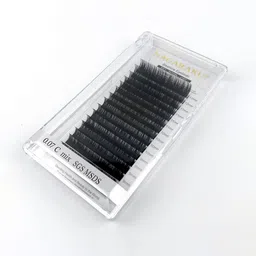 NAGARAKU Laser Beehive Longer Lasting 16 Rows Eyelash Extension - Curl D - 0.07/7-15 image 4