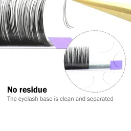 NAGARAKU Premium Classic Matte Black 16 Rows Synthetic Eyelash Extensions - Curl J image 3